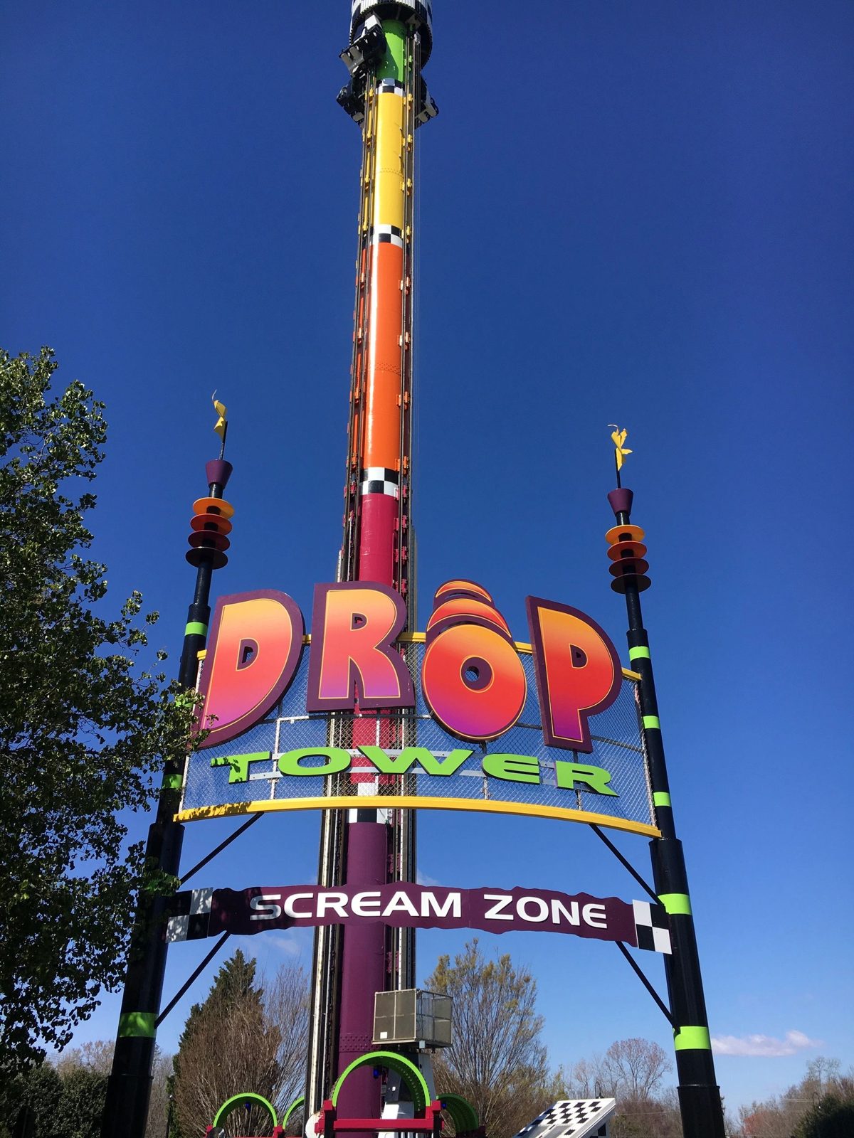 Refinished drop tower